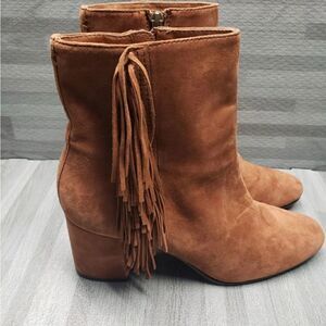 FRYE brown Suede Boots/Booties